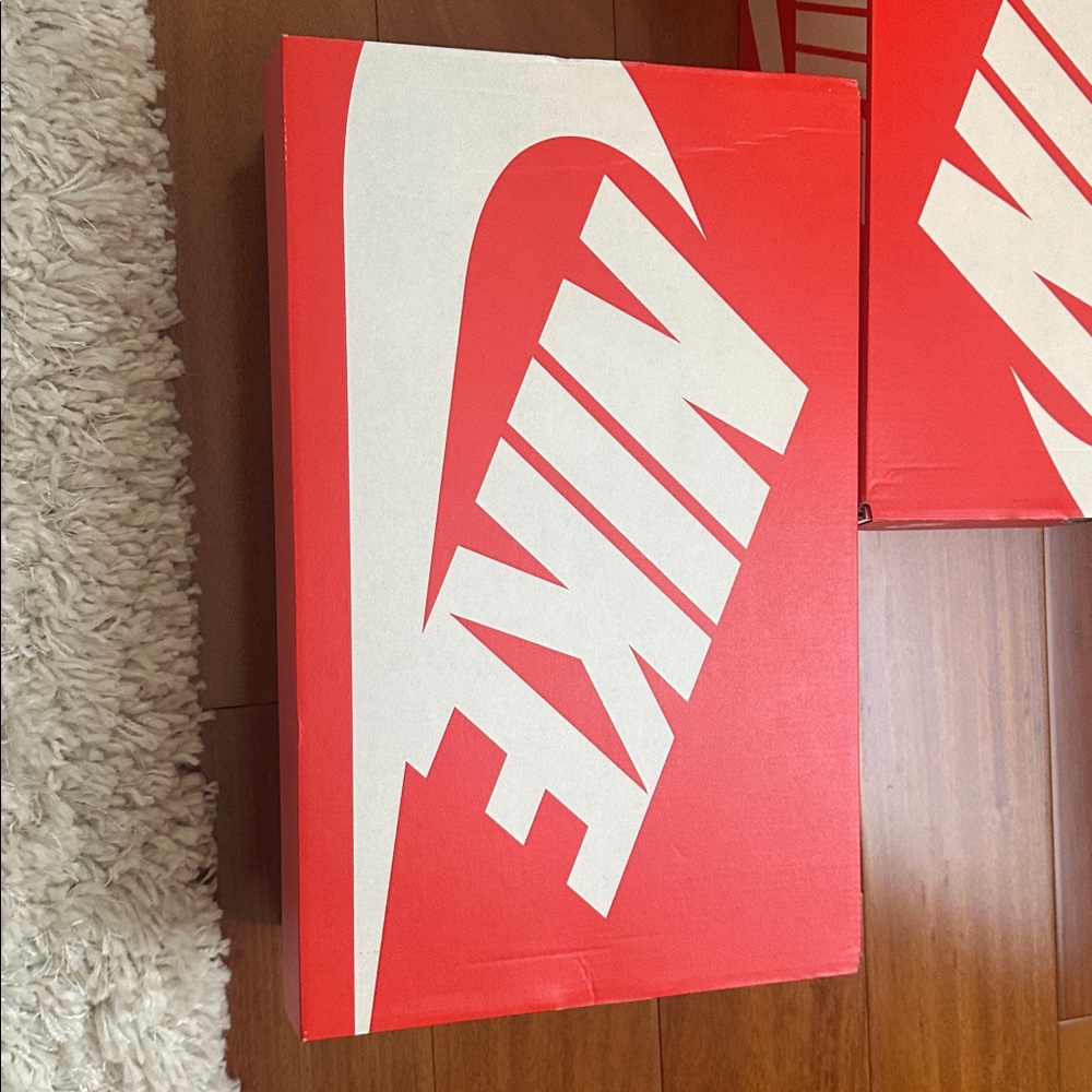 Nike Red and White Shoe Box